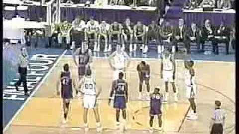 1991 NCAA Final Four Semi Final  North Carolina vs. Kansas part 2 of 3