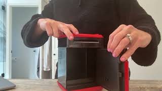 Refasy Piggy Bank Cash Coin Can ATM Bank - why we gave this as a birthday gift!