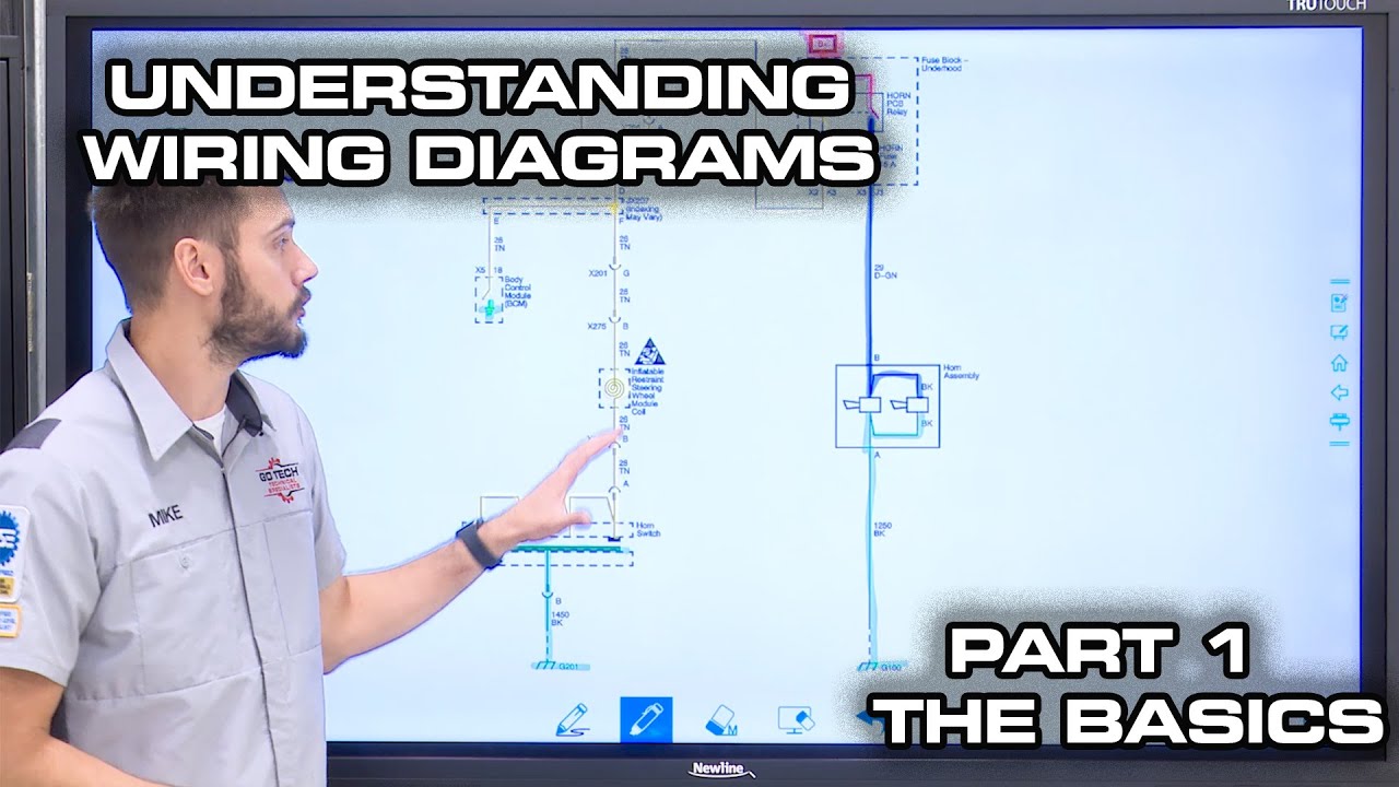 How To Read Understand And Use A Wiring Diagram Part 1 The Basics Youtube