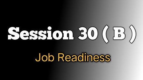 OS-CIT KNOWLEDGE CHECK 2023 SESSION 30