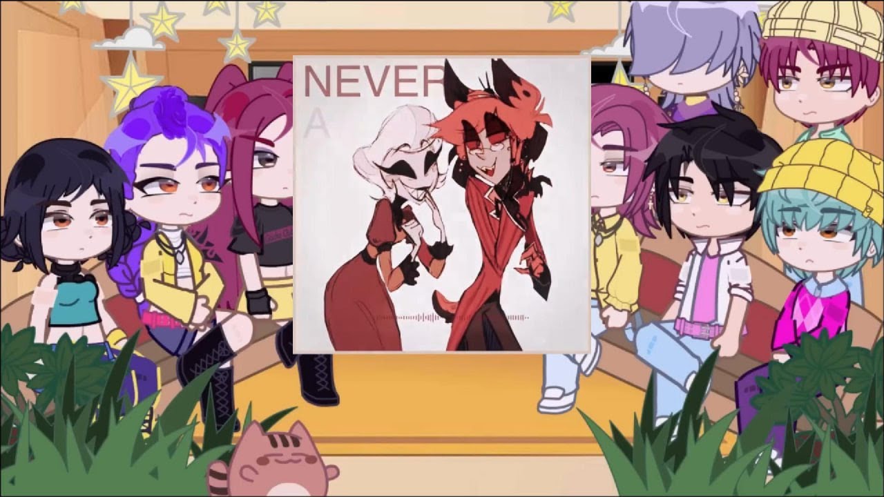 Kpop Demon Hunters / Huntrix & Saja Boys React to Alastor || Hazbin Hotel || Gacha React