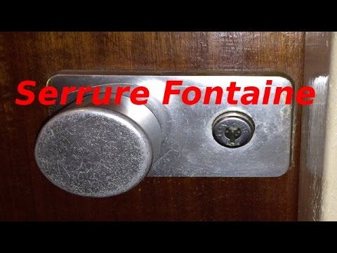 Tutoriel comment changer de serrure fontaine 30X30: cylindre ... Tutoriel comment changer de serrure fontaine 30X30: cylindre ...