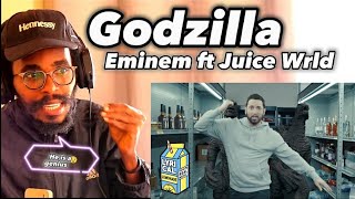 First Time Hearing Eminem - Godzilla ft. Juice WRLD (Directed by Cole Bennett) | REACTION