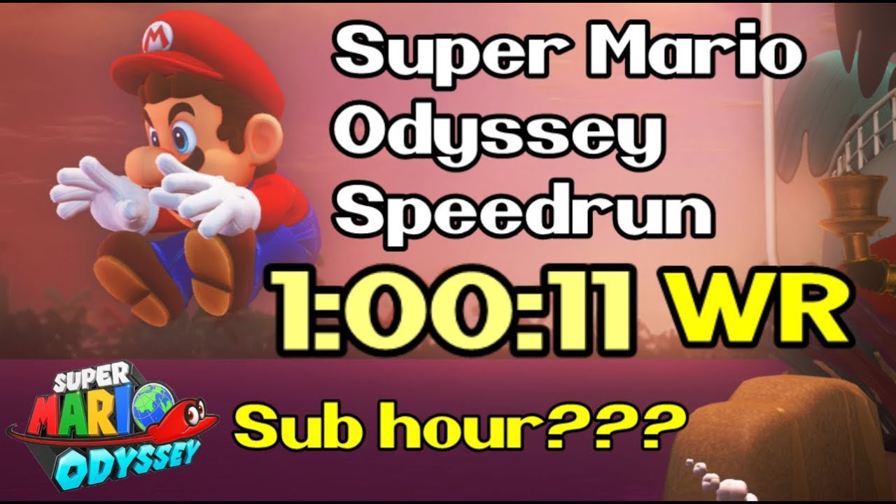 Super Mario Odyssey Any% Speedrun in 1:26:34 (my route only; no WR