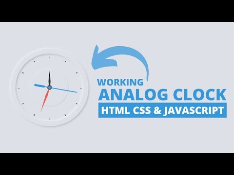 code นาฬิกา html  2022 Update  How To Creating Analog Clock In Html