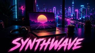 1 Hour Synthwave for Study & Deep Focus