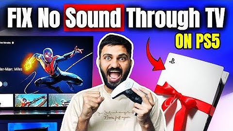 How To Fix No Sound Through TV On PS5 ⚡#ps5