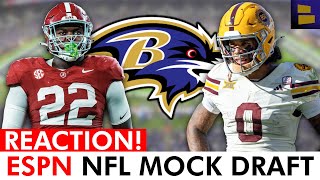 🚨Baltimore Ravens Mock Draft REACTION: Ravens Land A STAR In ESPN 2-Round 2026 NFL Mock Draft