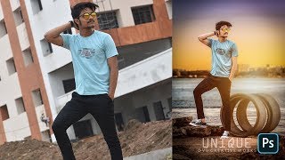 Photoshop Tutorial How to Edit Outdoor Portrait Blur & Color Background/Vb Crape screenshot 4