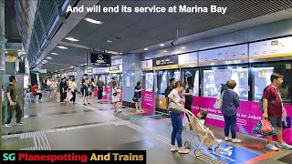 [Throwback on 6/6] SMRT CCL ALSTOM Metropolis C851E Rep Set 8071 At CC9 EW8 Paya Lebar Platform B