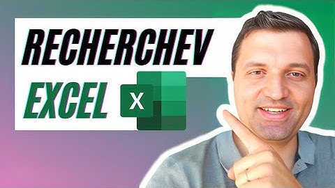 Excel RECHERCHEV exemple simple pour maîtriser la formule Excel