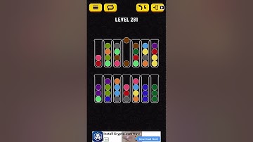 Ball Sort Puzzle level 281 solution