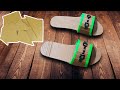 How To Make Slippers From Cardboard At Home -  Best Out Of Waste Crafts ideas