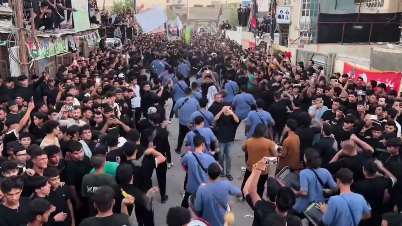 استعراض اهالي الفضيلية شما تمر بينه السنين. الرادود ملا فلأح العكيلي كلمات الشاعر حسين كاظم الطائي