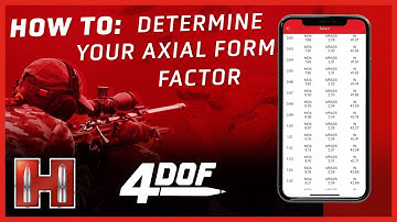 4DOF: How to find your Axial Form Factor