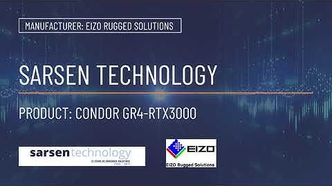 Product Overview | Eizo Rugged Solutions | Condor GR4-RTX3000