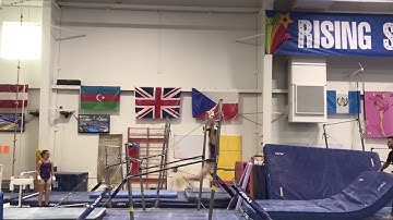 Sophie Derr Level 10 WOGA Bars Training Gienger 2023 Grad