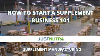 How to Start A Supplement Company - JUSTNUTRA Workflow - Supplement Manufacturing - Drop Shipping