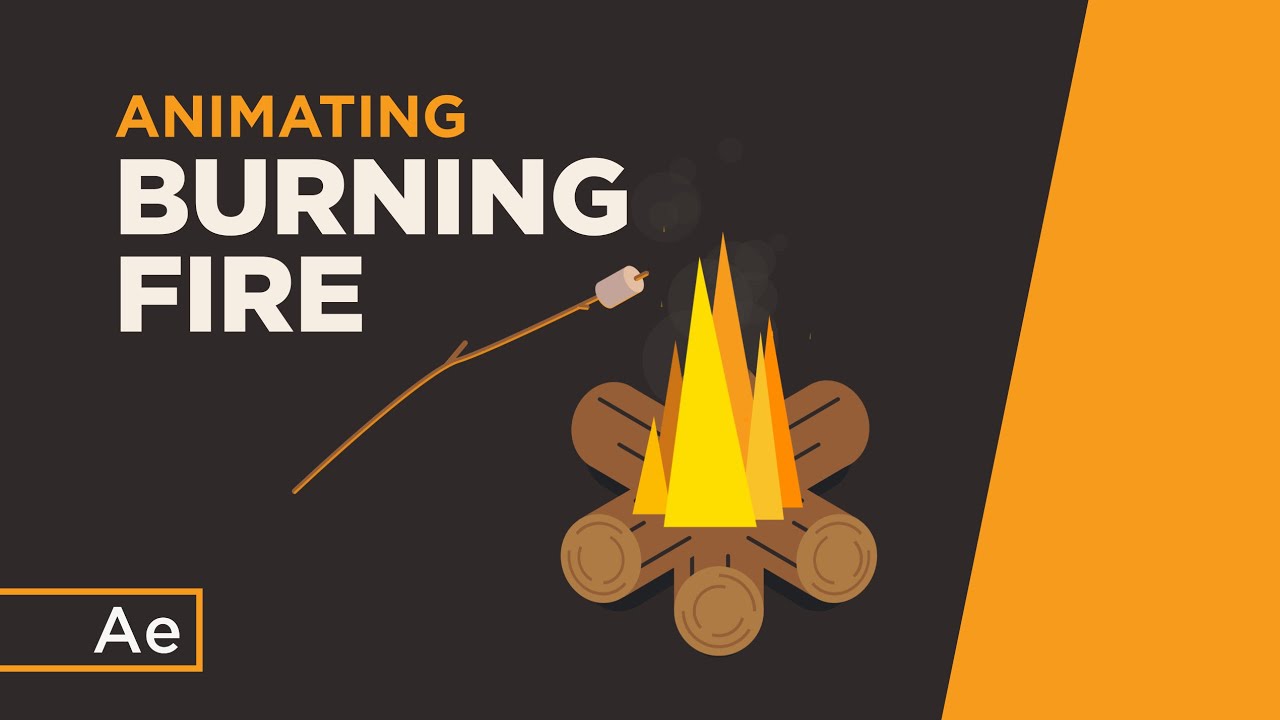 Fire animation after Effects. How to animate Fire. After the Fire. Bonfie all animations.