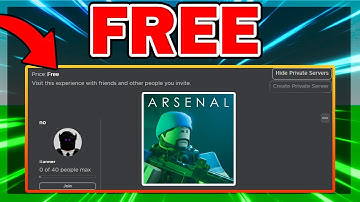 Roblox Arsenal "FREE" PRIVATE SERVERS