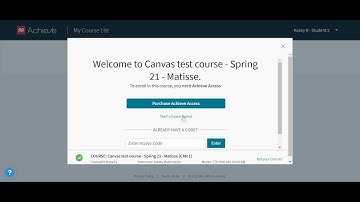 Register for an Achieve course using a grace period