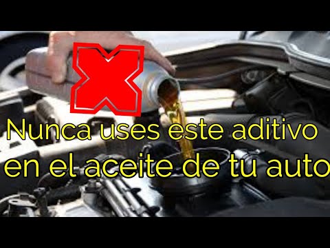 Video: ¿Qué es un buen aditivo de aceite?