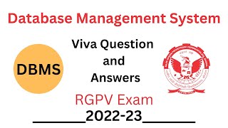 DBMS Viva Question and Answers || Database Management System Viva question||New Update Dec  2022 ||