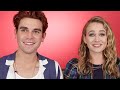 KJ Apa And Britt Robertson Find Out How Well They Know Each Other