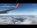 Air North Landing in Calgary