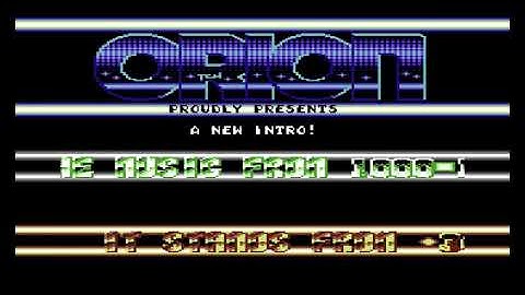 C64 Intro : 1989 Orion Intro by Titan