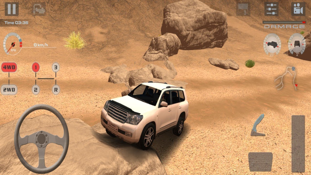 Off road Drive Desert Level 13 V8 Land Cruiser Android