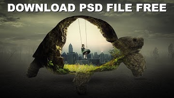 Tortoise Drive | manipulation | Double expose photoshop tutorial