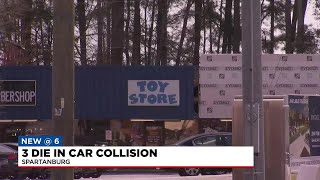 Three dead in Spartanburg collision
