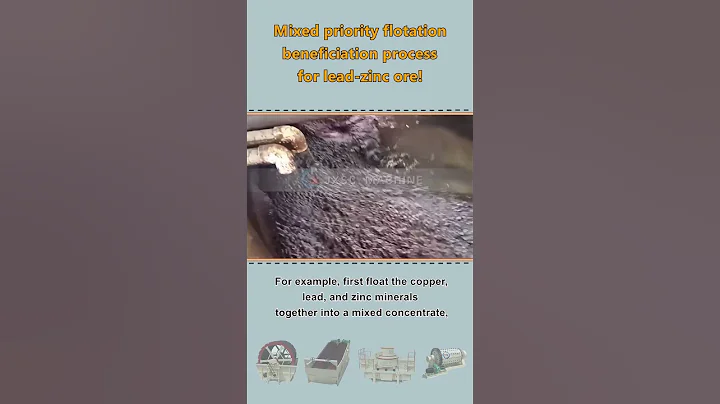 Mixed priority flotation beneficiation process for lead-zinc ore!