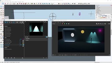 VRAY Sketchup Videocourse - 08 - Artificial Lights, Color, Shadows, Rectangular, Disc, Sphere, Omni