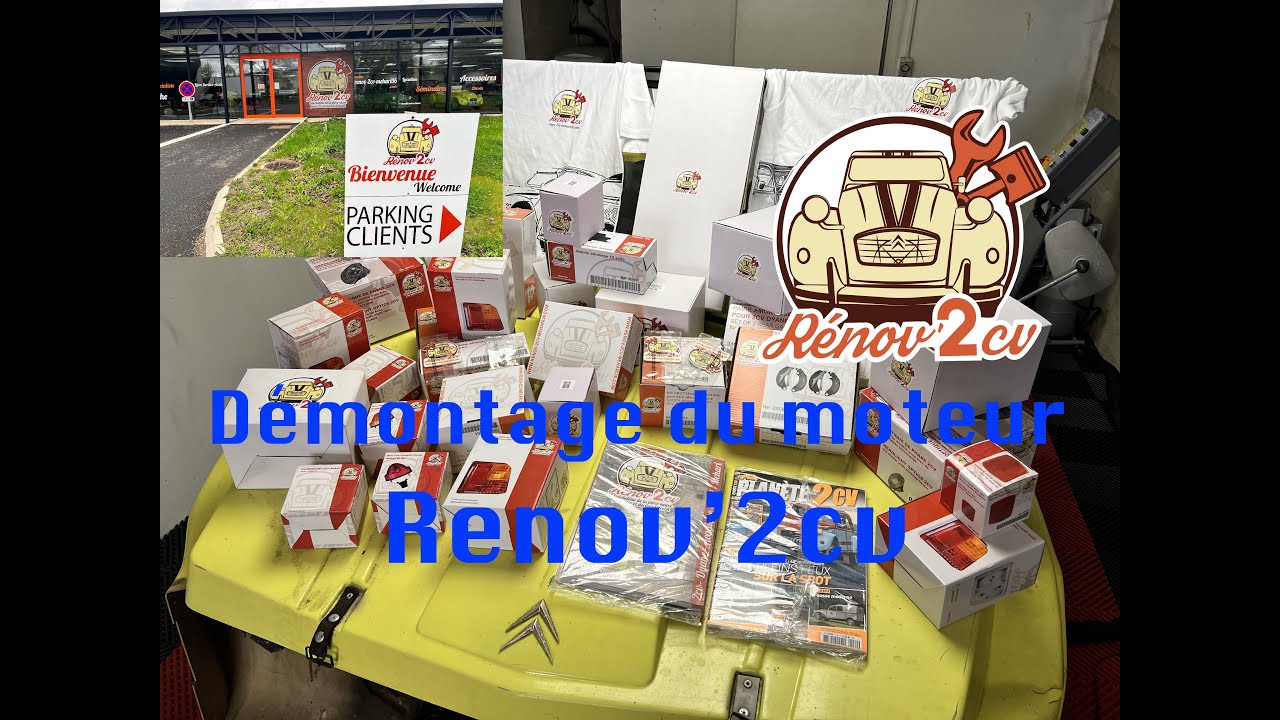 Démontage du Moteur de la Méhari avec Renov'2CV