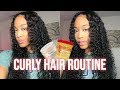 Curly Hair Routine ft. Beauty Forever