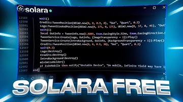 ROBLOX SOLARA EXECUTOR 2024 FREE Solara Byfron Bypass Keyless PC!  How to Exploit on Roblox 2024