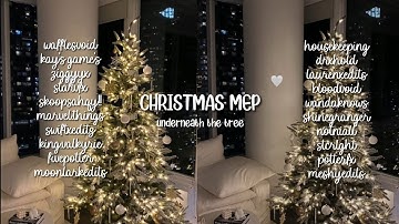 UNDERNEATH THE TREE || complete Christmas MEP! - made by wafflesvoid ♡