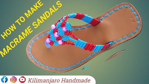 How to make a Macrame Sandal Tutorial: Part 5 - Easy Steps