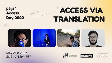 p5.js Access Day 2022: Access via Translation