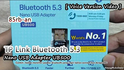 Setup Bluetooth Nano USB Adapter UB500 TP Link Win 7 | Bluetooth 5.3 | Voice Version Video