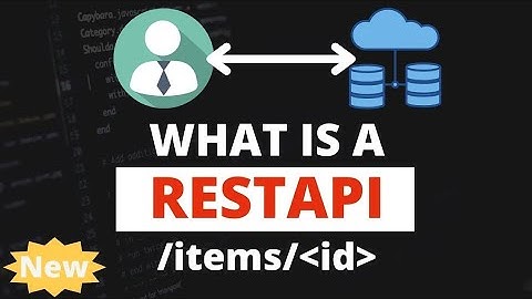REST API Introduction   What is a REST API
