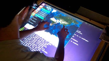 Multitouch table