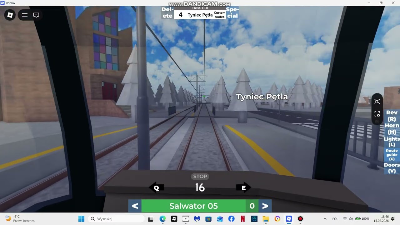 Przejazd na Lini 4 na Trasie Blachownia-Tyniec Pętla