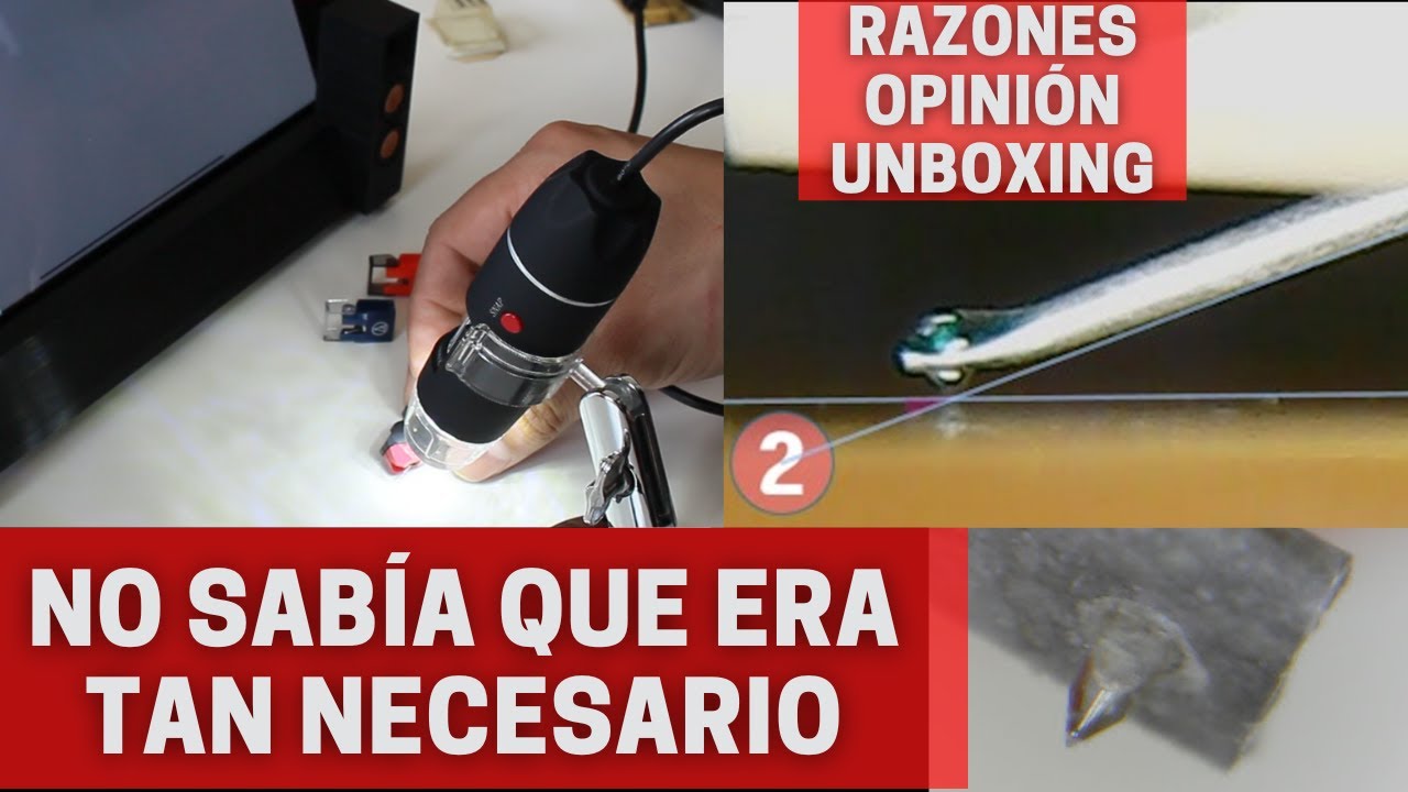 Microscopio USB barato. No esperaba que sirviera tanto