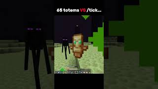 65 totems VS /tick... #minecraft