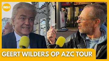 Wilders op AZC tour in Papendrecht: “Denk eens na politici, voor wie zit je hier?”