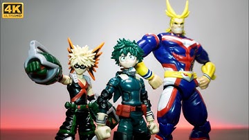 Unboxing: Bandai Anime Heroes My Hero Academia Wave 1 (Deku, Bakugo, and Allmight)