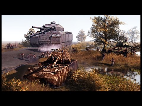 gigantic-german-land-cruiser---landkreuzer-p.-1000-ratte-|-men-of-war-assault-squad-2-mod-gameplay